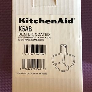 KitchenAid K5B Coated Flat Stand Mixer Beater